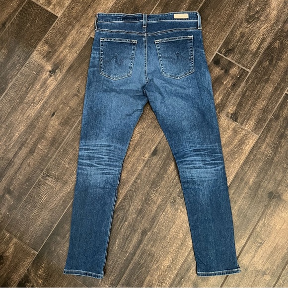 AG The Farrah High Waisted Skinny Side Slit Ankle Jeans / 10 Years Cambria Wash - Picture 8 of 10